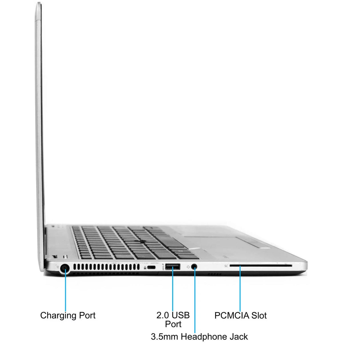 Restored  Silver 14" Folio 9470M Laptop PC with  Core i5-3437U Processor, 4GB Memory, 128GB Solid State Drive and Windows 10 Pro (Refurbished)
