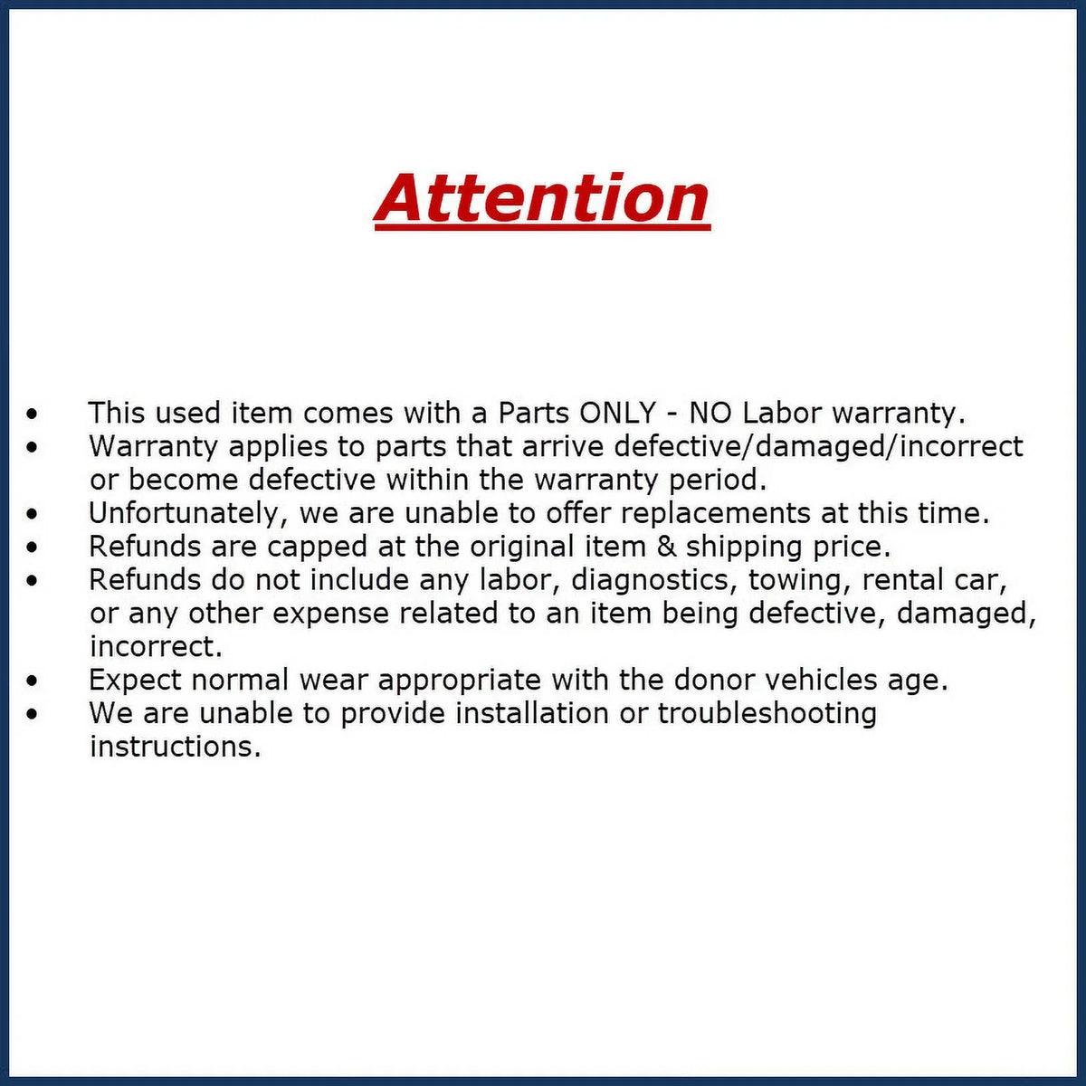 Pre-Owned Jeep Grand Cherokee Dodge Charger Manual Rear View Mirror OEM LKQ (Good)