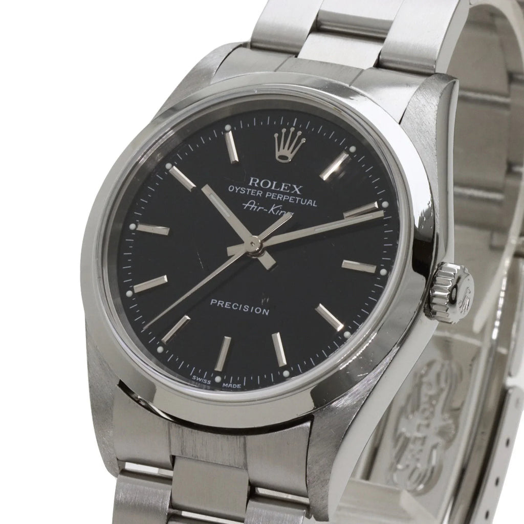 Pre-Owned Rolex 14000M Air King Watch Stainless Steel SS Men's ROLEX (Good)