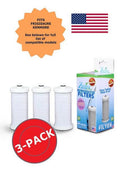 ZUMA Brand , liquid and Ice Filter , Model # OPFF-RF300 , suitable with Frigidaire® 204389101 - 3 Pack - Made in U.S.A.
