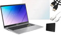 L510 Laptop, 15.6" FHD Display,  Celeron N4020, 4GB RAM, 128GB eMMC Storage, Backlit Keyboard, 1-Year  365, Win11 HS, White + Tigology Accessories
