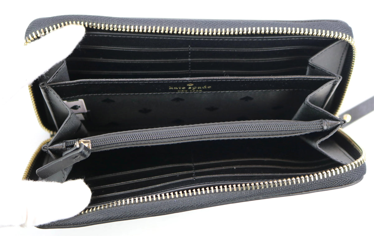 Kate Spade Laurel Way Neda Leather Wallet - Black