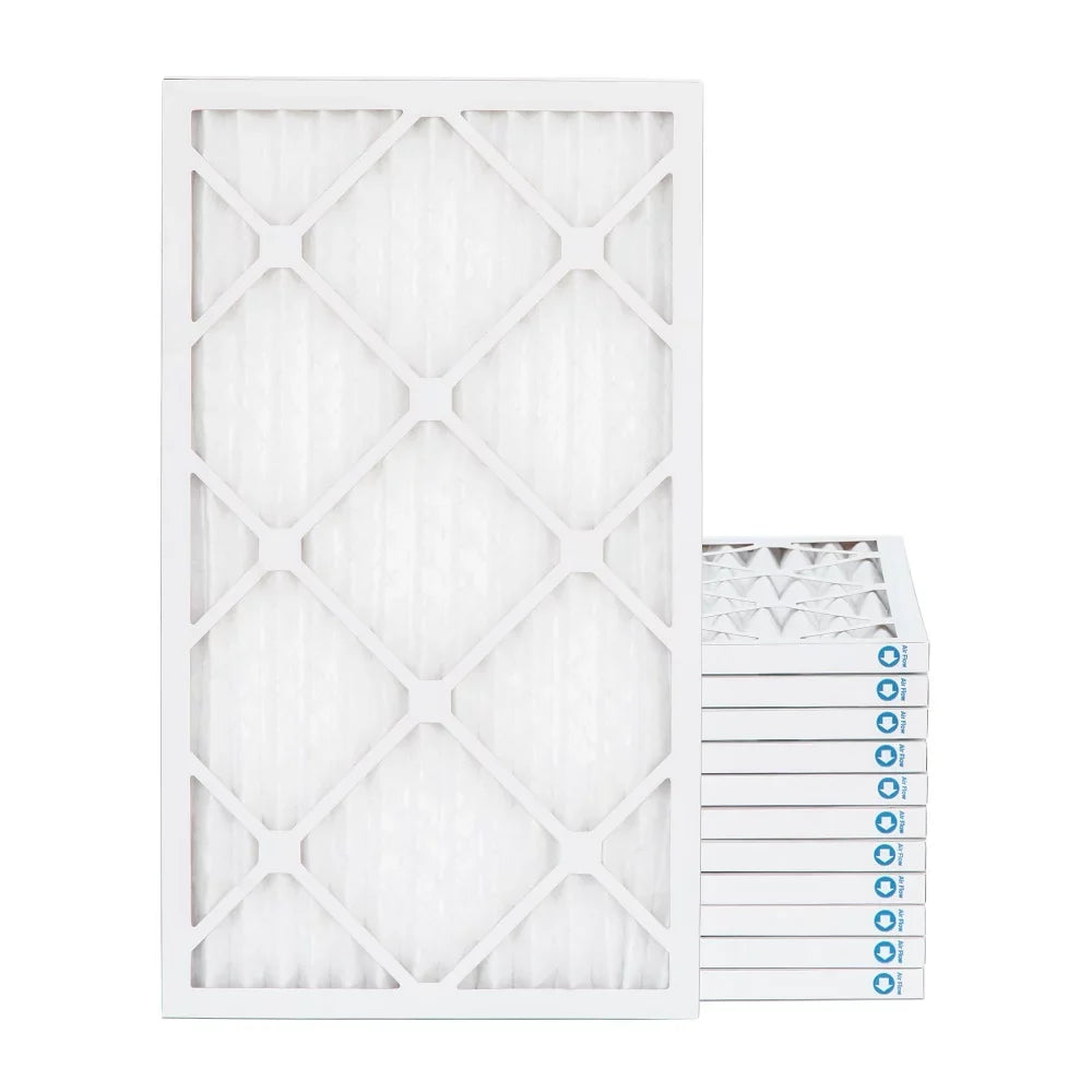 Actual Size: 15-1/2 x 24-1/2 x 3/4. Case of 12. Pamlico Air 16x25x1 MERV 8 Pleated AC Furnace Air Filters