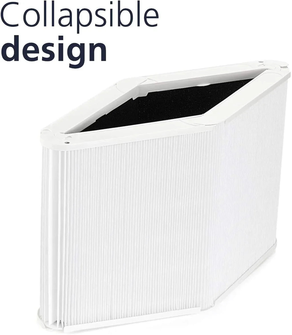 211+ Replacement Filter appropriate with Blueair Blue Pure 211+ Air Cleaner Purifier, Foldable Particle and Activated Carbon Replacement Filter