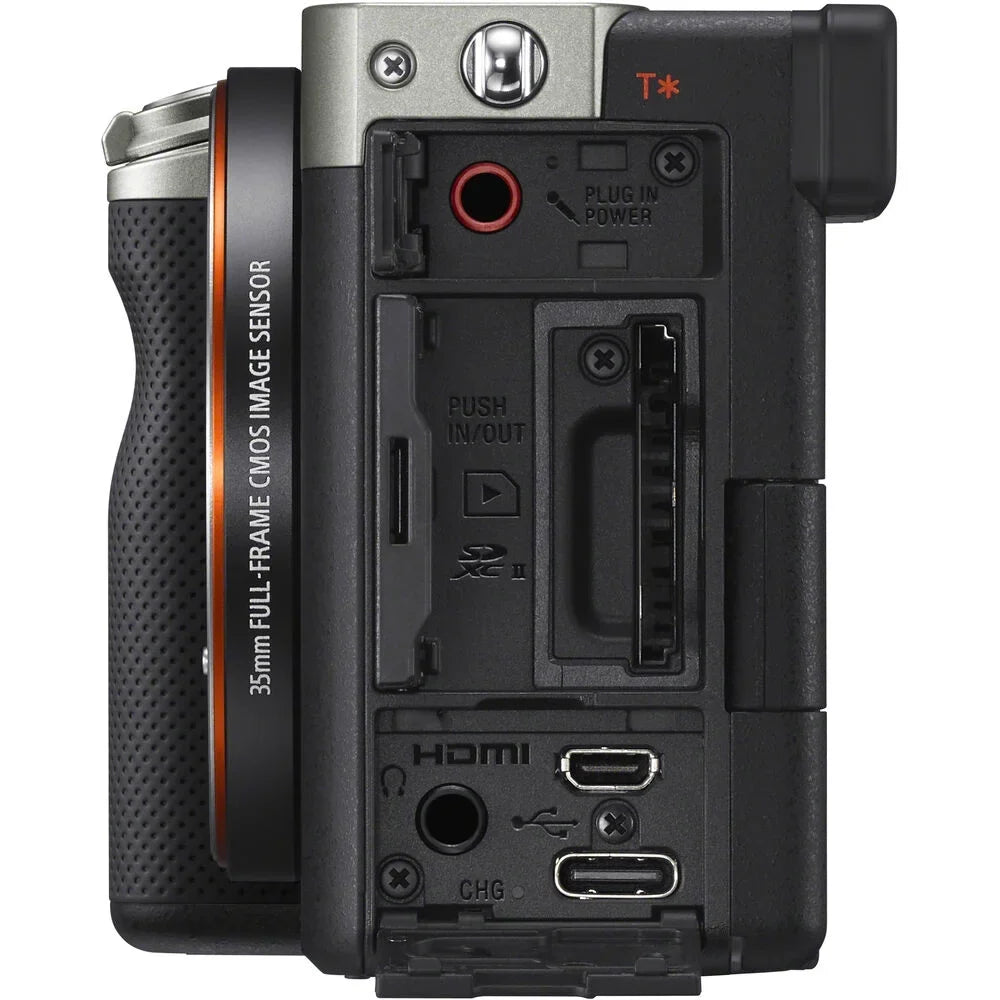 a7C Mirrorless Camera with 28-60mm Lens (Silver) - ILCE7CL/S