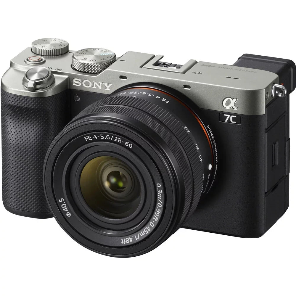 a7C Mirrorless Camera with 28-60mm Lens (Silver) - ILCE7CL/S