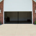 Pure Garden Garage Screen Door - Mesh Mosquito Net to shield 2-Car Garages, Black  7.45 Lbs (1 Pack)