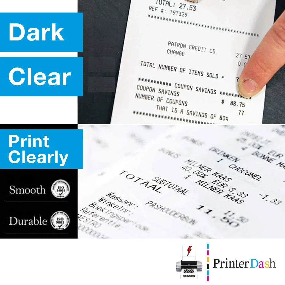 Printer Ribbons (6/PK) (30982004P). PrinterDash suitable Replacement for Star-Micronics MP-200 Series/MP-235/MP-242/MP-292/MP-512/SP-200 Series/SP-212/SP-242/SP-500/SP-2000 Purple P.O.S