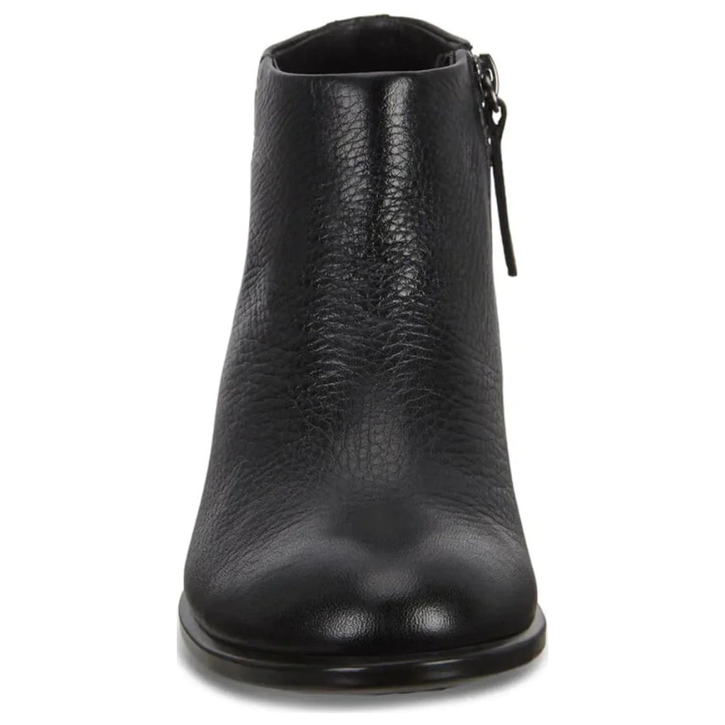 Ecco Women's Black Leather Western liquid impervious Ankle Booties