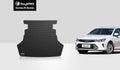 ToughPRO - Trunk Mat suitable with  Camry - All atmospheric conditions Heavy Duty (Made in USA) - Black Rubber - 2013