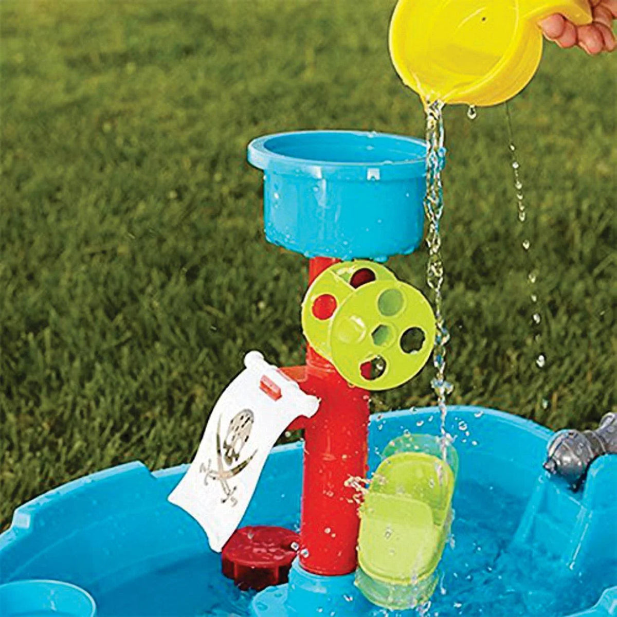 Beach Toy Pirate Ship Sandboxes 21 Pcs Sand moisture Table for Boys Girls Toddlers + 3 Y Mundo Toys