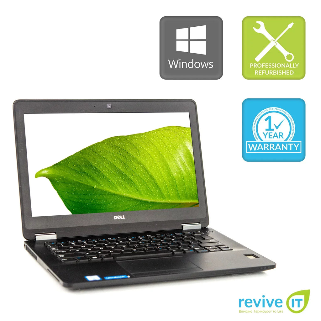 Used  Latitude E7270 12.5" Laptop Core i5 8GB 512GB SSD M.2 Integrated Graphics Win 10 Pro B v.WCA